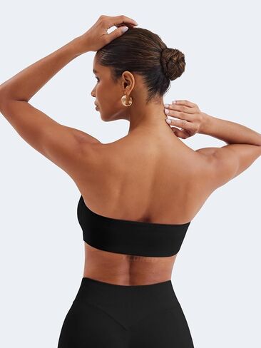 Yeoreo Bandeau Bandeau Sports Bra للتمرين السلس أنبوب أعلى صالة رياضية مبطنة in Kuwait