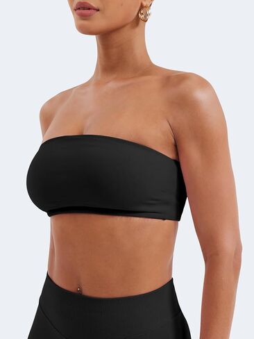 Yeoreo Bandeau Bandeau Sports Bra للتمرين السلس أنبوب أعلى صالة رياضية مبطنة in Kuwait
