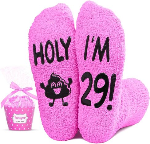 HAPPYPOP 29th Birthday Gifts for Women Men - Socks for 29 Year Olds, Best Birthday Gifts in Saudi Arabia
