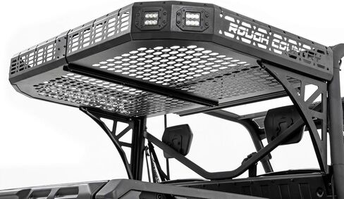 رف البضائع الخلفي من الريف الخام مع مصابيح LED لـ 17-22 Can-Am Defender-97024 in Saudi Arabia