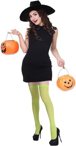 Sanderala Halloween High Socks for Women Cosplay Party Stock Hosiery 3 أزواج in Saudi Arabia