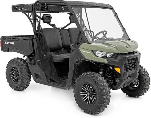 رف البضائع الخلفي من الريف الخام مع مصابيح LED لـ 17-22 Can-Am Defender-97024 in Saudi Arabia