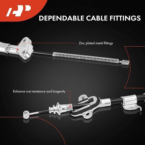 A-Premium الخلفية الجانبية للركاب الجانبية كابل الفرامل متوافقة مع نماذج Toyota & Lexus: Camry 2007-2011 ، ES350 2007-2013-استبدال# 4642033170 ، 4642033171 in Saudi Arabia