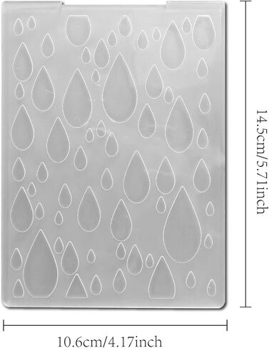 Arbuya Cloud Plastic Embossing Folders for Card Making Clouds Background Embossing Folder for Scrapbooking Pages Paper Crafting Clay Decoration in Kuwait