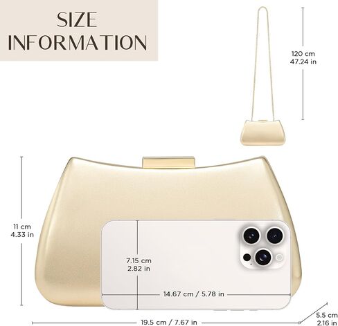 Dressy Clutch Purses for Women Formal PU Leather Bags Evening Clutch Handbag for Weddings, Proms, and Parties in Kuwait