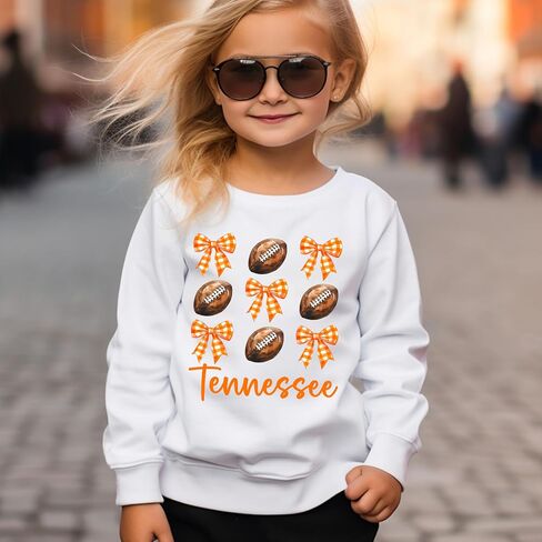 Olive يحب Apple Girls Tennessee Swatshirt Switshirt Dows and Forbacks Day Pullover in Saudi Arabia