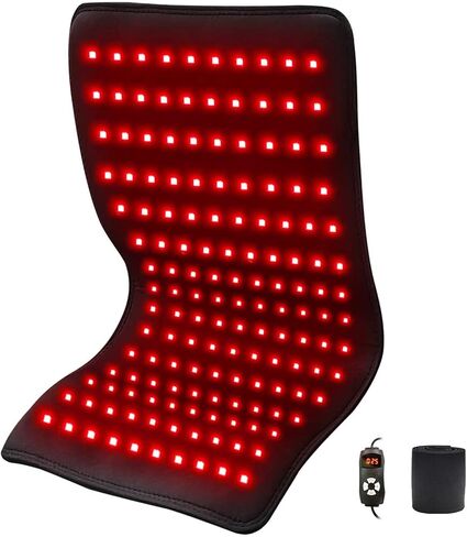 Red Light Therapy for Body, Infrared Light Therapy 19.8" x 12" Infrared Heating Pad Larger Wrap for Back Waist Shoulder Knee Feet Joints Pain Relieve with Auto-Timer, Ideal Gift in Kuwait