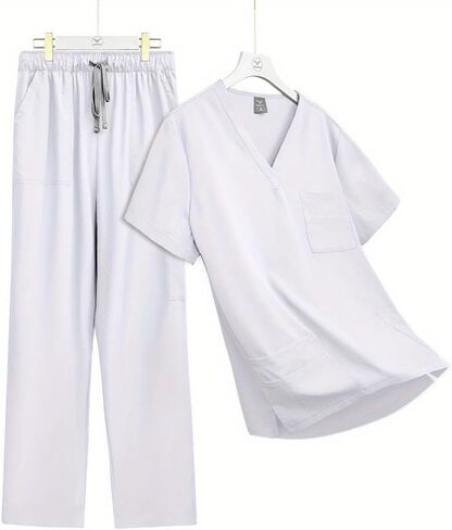 Multilcolors Beauty Work Clothes Hospital Nurse Uniforms Scrub Set Women Men Clinical Clothes Summer Nurse Uniform in Saudi Arabia