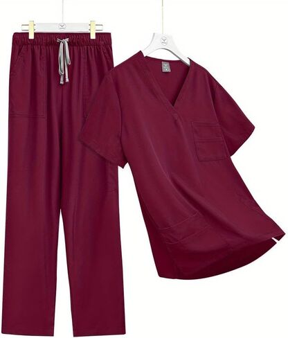 Multilcolors Beauty Work Clothes Hospital Nurse Uniforms Scrub Set Women Men Clinical Clothes Summer Nurse Uniform in Saudi Arabia