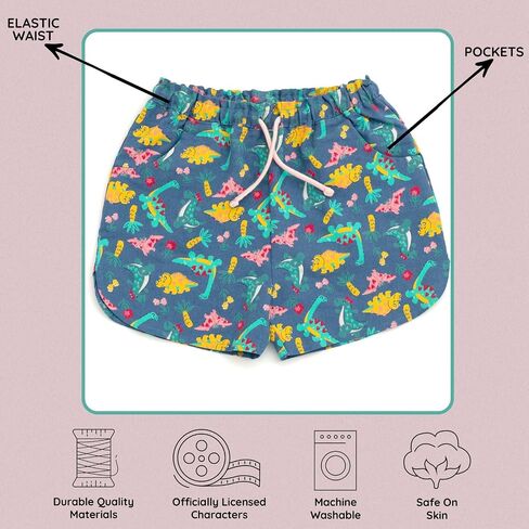 Girls Short Sleeve T-Shirt and Chambray Shorts 2 Piece Outfit Set Toddler to Big Kid Sizes (2T - 14-16) in Kuwait