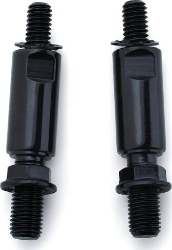 Kuryakyn 1892 Motorcycle Handlebar Accessory: Raised Mirror Adapters for Honda, Indian, Kawasaki, Suzuki, Victory Motorcycles, Black, 1 Pair in Saudi Arabia