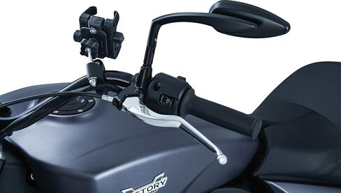Kuryakyn 1892 Motorcycle Handlebar Accessory: Raised Mirror Adapters for Honda, Indian, Kawasaki, Suzuki, Victory Motorcycles, Black, 1 Pair in Saudi Arabia