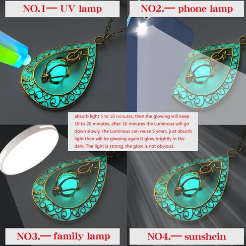 EEQQBZ توهج في أساور شكل دمعة الفضة الداكنة ، سحر المجوهرات المتوهجة الخيالية in Kuwait