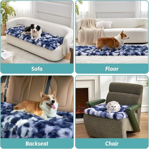 غطاء كرسي فرو فو ، حصيرة أريكة مقاومة للماء لوقاية مقعد السيارة ، حصيرة أليف صوتية للتبول للكلب الصغير أو القطة ، قابلة للغسل ، مضادة للانزلاق ، قابلة للانعكاس ، 23.5 × 23.5 بوصة ، كريمة in Kuwait