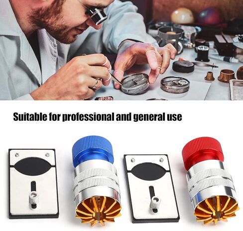 zjchao 2Pcs Watch Crystal Tool, Professional Watch Glasses Remover Watch Crystal Watch Repairing Tool for Watchmaker for Open Watch Watch Back Cover in Saudi Arabia