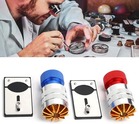 zjchao 2Pcs Watch Crystal Tool, Professional Watch Glasses Remover Watch Crystal Watch Repairing Tool for Watchmaker for Open Watch Watch Back Cover in Saudi Arabia