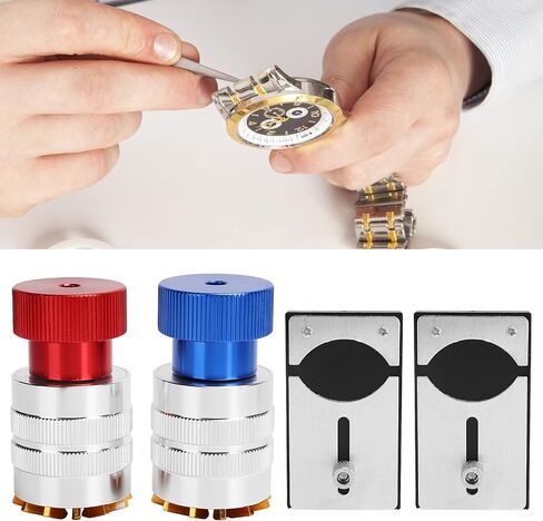 zjchao 2Pcs Watch Crystal Tool, Professional Watch Glasses Remover Watch Crystal Watch Repairing Tool for Watchmaker for Open Watch Watch Back Cover in Saudi Arabia