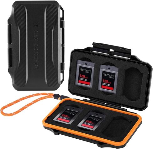 K&F Concept 36 Slots SD Micro SD Memory Card Case, Water-Resistant SD Card Holder, Anti-Shock Card Carrying Storage Box for 24 Micro SD SDXC SDHC TF Cards and 12 SD SDXC SDHC Cards in Saudi Arabia