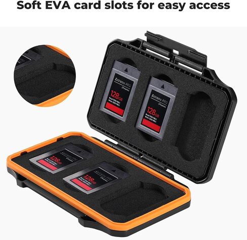 K&F Concept 36 Slots SD Micro SD Memory Card Case, Water-Resistant SD Card Holder, Anti-Shock Card Carrying Storage Box for 24 Micro SD SDXC SDHC TF Cards and 12 SD SDXC SDHC Cards in Saudi Arabia