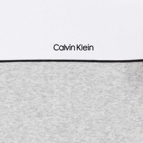 Calvin Klein Mens Logo Long Sleeve Pullover Crew Neck Sweatshirt (Brilliant White, XX-Large) in Saudi Arabia