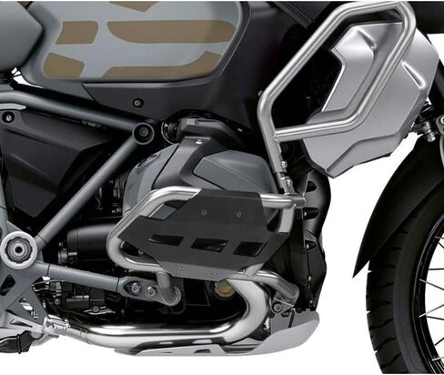 Motorbike 3mm Thickness Engine Cylinder Head Guards Protector Cover For BMW R 1250 GS GSA ADV 1250GS R1250GS Adventure 2018 2019 2020 2021 2022, Black in Saudi Arabia