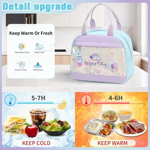 Backpack for Girls Cute Bookbag Set with Lunch Box Pencil Case Kawaii Bunny School Backpacks for Girl 3 Pcs Kindergarten Elementary Preschool Middle Sequin School Bag for Girls (Pink) in Saudi Arabia
