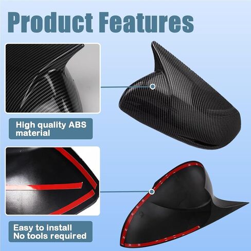 XITER Rear View Side Mirror Cover Side Mirror Cap for Honda CRV 2017 2018 2019 2020 2021 2022,Glossy Black in Saudi Arabia
