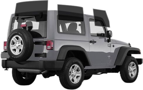 فيلم Precut Front Windows Two Windows Tint Cars Sun Flocking Forcing Proofacy Privacy Anti Shatter Glass Computer قطع أي ظلال لجيب Wrangler 2 Door 2011-2017 in Kuwait