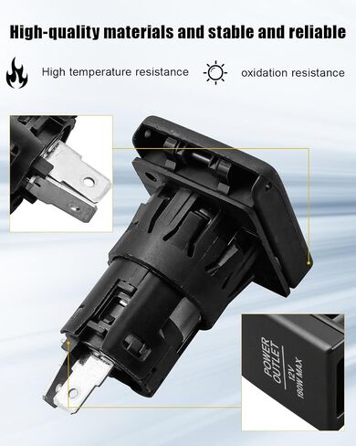 مقبس Power Power Socket ولاعة السجائر من أجل Honda Accord CR-V Civic Crider UR-V XRV 2013-2022 ، منفذ ولاعة السجائر يحل محل 39624-TRN-H01 39624-T6D-H01 in Saudi Arabia