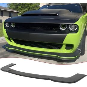 STSEV01 Front Bumper Lip Splitter Spoiler Fit for Dodge Challenger SRT/RT/GT/SXT/ 392/ Sact Pack/Hellcat 2012-2023, 3pcs Add-on Air Dam Chin Body Kit Underbody Lip Accessories (Glossy Black) in Kuwait