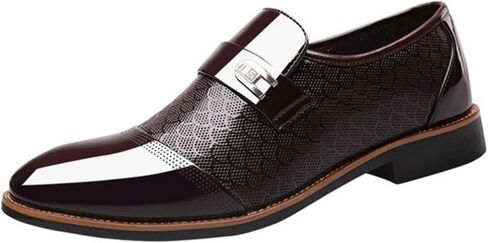 Dress Shoes for Men Men's Waterproof Casual Leather Shoes Stylish Durable Footwear for Everyday Wear in Saudi Arabia