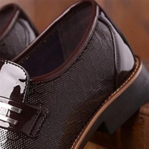 Dress Shoes for Men Men's Waterproof Casual Leather Shoes Stylish Durable Footwear for Everyday Wear in Saudi Arabia