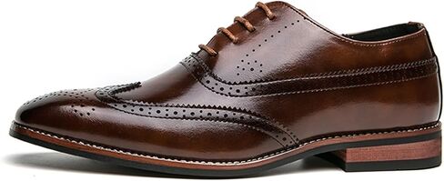 Dress Shoes for Men Men's Solid Casual Lace Up Shoes Comfortable and Stylish Footwear for Everyday Wear in Saudi Arabia