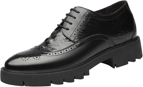 Dress Shoes for Men Men's Black Casual Shoes Stylish and Comfortable Footwear for Everyday Wear in Saudi Arabia