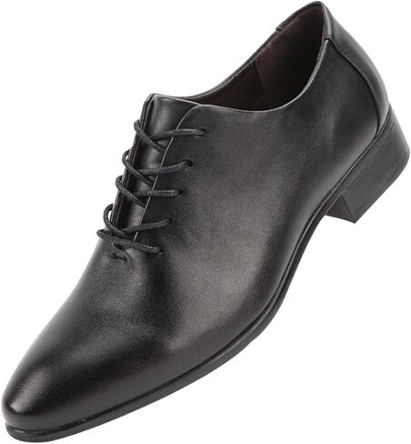 Dress Shoes for Men Men's Patent Leather Dress Shoes Extra Large Soft Split Leather Business Footwear in Kuwait