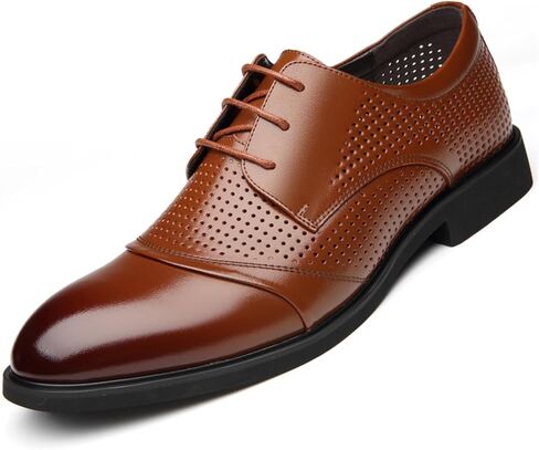 Dress Shoes for Men Men's Handmade Leather Business Shoes Comfortable Summer Footwear for Professionals in Saudi Arabia