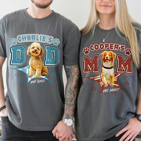 JIX & JOKY Custom Your Own Bootleg Rap Shirts with Dog Faces Custom Pet Shirt for Men Graphic Tshirt Gift Idea for Pet Lovers in Saudi Arabia