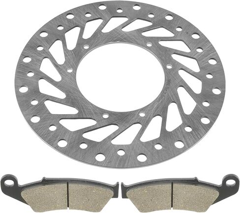 دوار قرص الفرامل الأمامي Caltric مع PAD متوافق مع Honda CRF450R 2002 2003 2004 2005 2006 2007 in Saudi Arabia