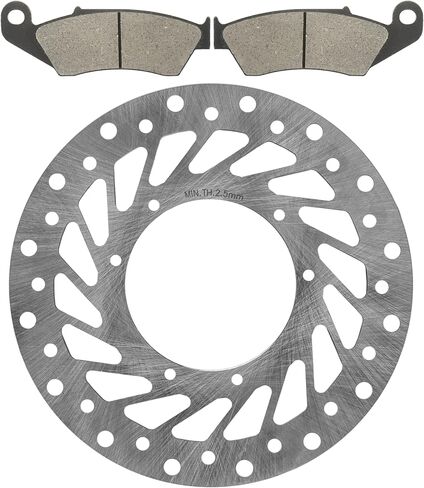 دوار قرص الفرامل الأمامي Caltric مع PAD متوافق مع Honda CRF450R 2002 2003 2004 2005 2006 2007 in Saudi Arabia