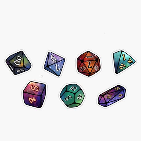 Magnet DND D20 Collection Magnetic Vinyl Sticker Decal Magnet 5 " in Kuwait