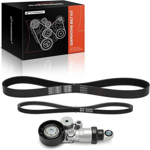 A-Premium Engine Serpentine Belt Drive Kit متوافق مع Mazda CX-5 Cx5 2014 2016 ، 3 2014-2020 ، CX-3 Cx3 2016-2020-2.0L 2.5L in Saudi Arabia