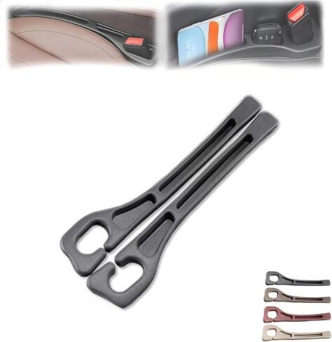 No Drop Seat Guard, New Car Seat Side Gap Filler, Seat Gap Fillers for All Cars, Prevents Items from Falling, Easy to iInstall (Black) in Saudi Arabia