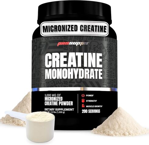 PROSUPPS Creatine 300, 100% Pharmaceutical Grade Micronized 5,000mg Creatine Monohydrate, 60 Servings in Kuwait