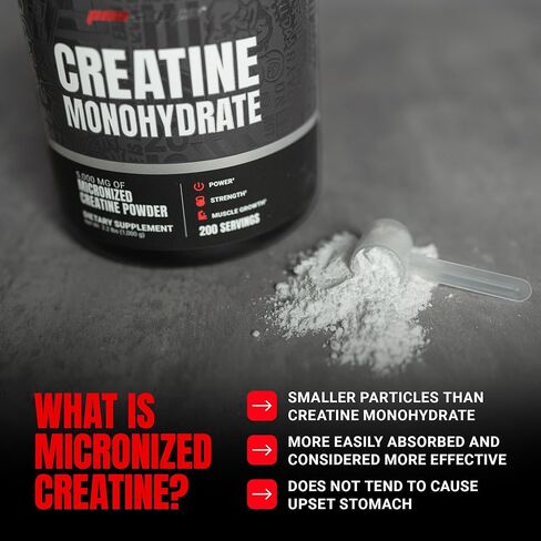 PROSUPPS Creatine 300, 100% Pharmaceutical Grade Micronized 5,000mg Creatine Monohydrate, 60 Servings in Kuwait