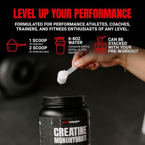 PROSUPPS Creatine 300, 100% Pharmaceutical Grade Micronized 5,000mg Creatine Monohydrate, 60 Servings in Kuwait