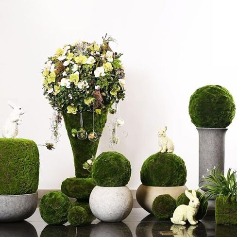FOMIYES Artificial Moss Balls Fake Moss Rocks Decorative Green Moss Globes Sphere Balls Orb Sphere Vase Bowl Filler for Home Party Weddings Display Decor Props 15cm Greenery Balls in Saudi Arabia