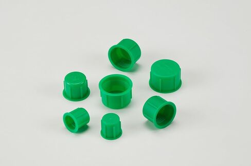 Caplugs CD-M-12X1.5 CD-M Series – Plastic Threaded Cap for Metric Fittings 200 Pack, Green LD-PE, Thread Size M12 x 1.5 Protective Closures, Dirt Seals, Masking, Painting, Plating (99395419) in Saudi Arabia