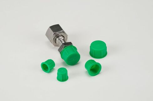 Caplugs CD-M-12X1.5 CD-M Series – Plastic Threaded Cap for Metric Fittings 200 Pack, Green LD-PE, Thread Size M12 x 1.5 Protective Closures, Dirt Seals, Masking, Painting, Plating (99395419) in Saudi Arabia