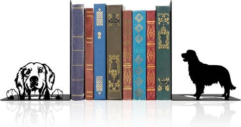 Dachshund موضوع Bookends Decor - Dachshund Gifts with Black Modern Bookends و Devative Books للرفوف - Bookends فريدة من نوعها للأطفال ، سدادة كتاب جميلة للأرفف (Dachshund) in Kuwait