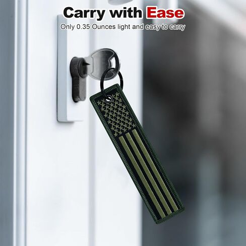 Premium Motorcycle Keychain - Durable Embroidered Flag Key Tag for Riders of Cars, ATV, Dirt Bikes & More in Saudi Arabia